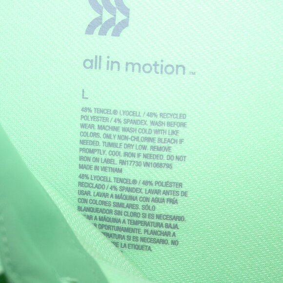 all in motion men's polo shirt size large no pocket 48% tencel/48% polyester/4% - Picture 3 of 4